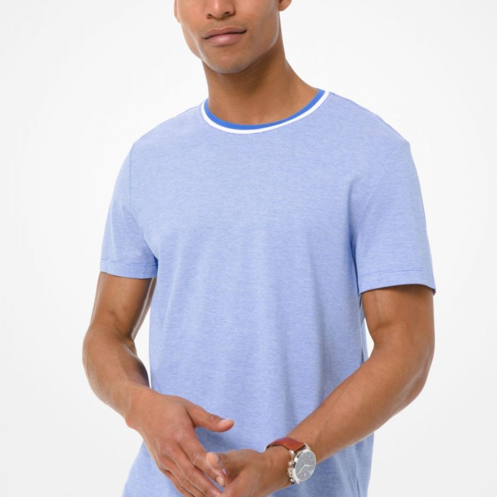 MICHAEL KORS Blue Cotton T shirt