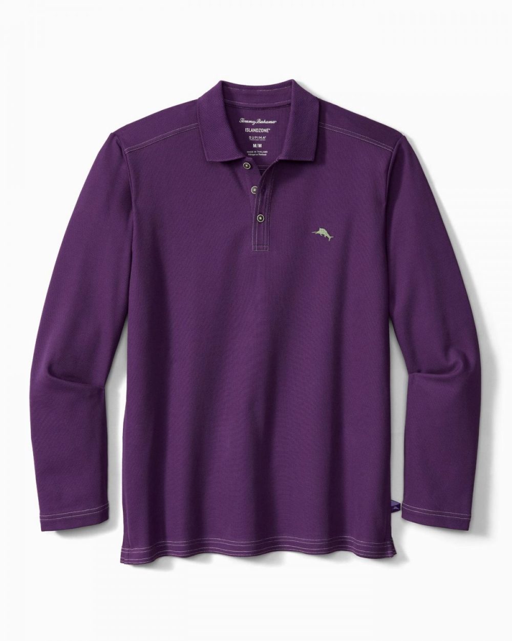 TOMMY BAHAMA : EMFIELDER POLO Long sleeve Violet