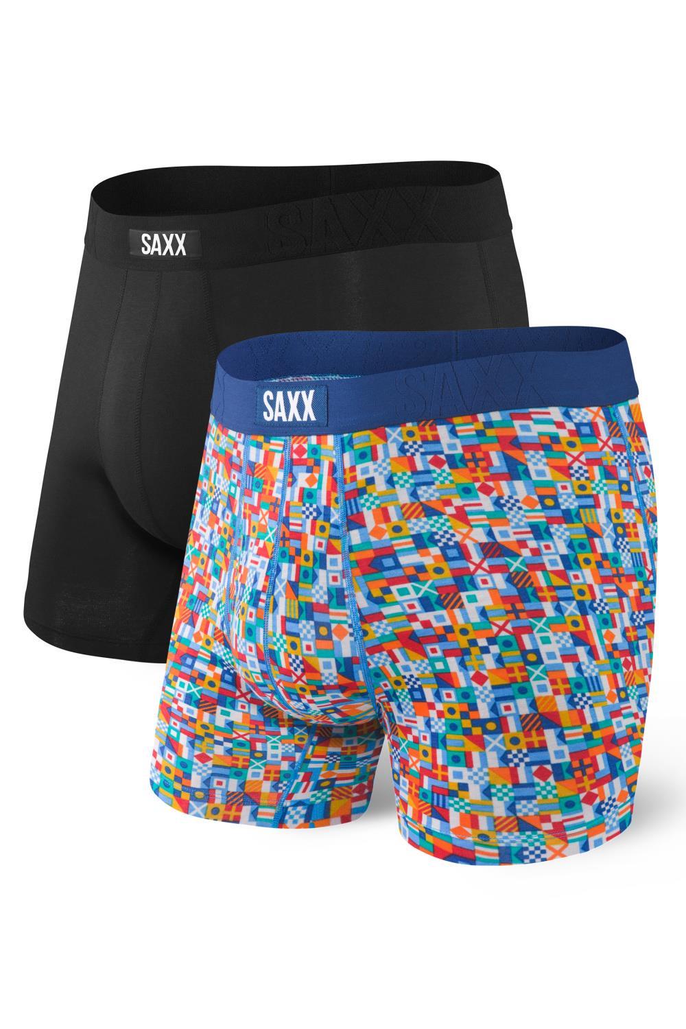 SAXX UNDERCOVER Yacht Rock Black 2 PACK Underwear