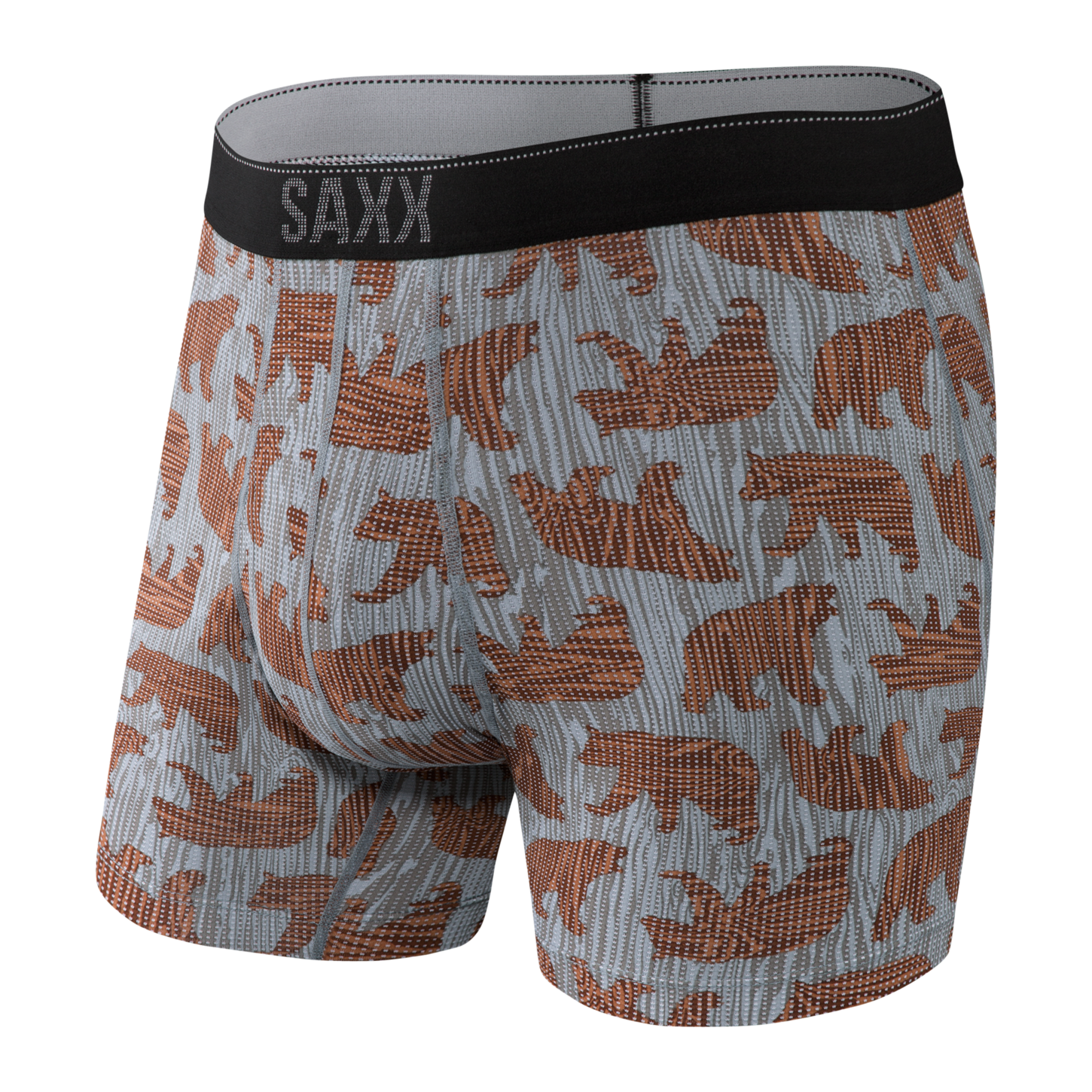 SAXX QUEST Grey Grizzly Grain Underwear