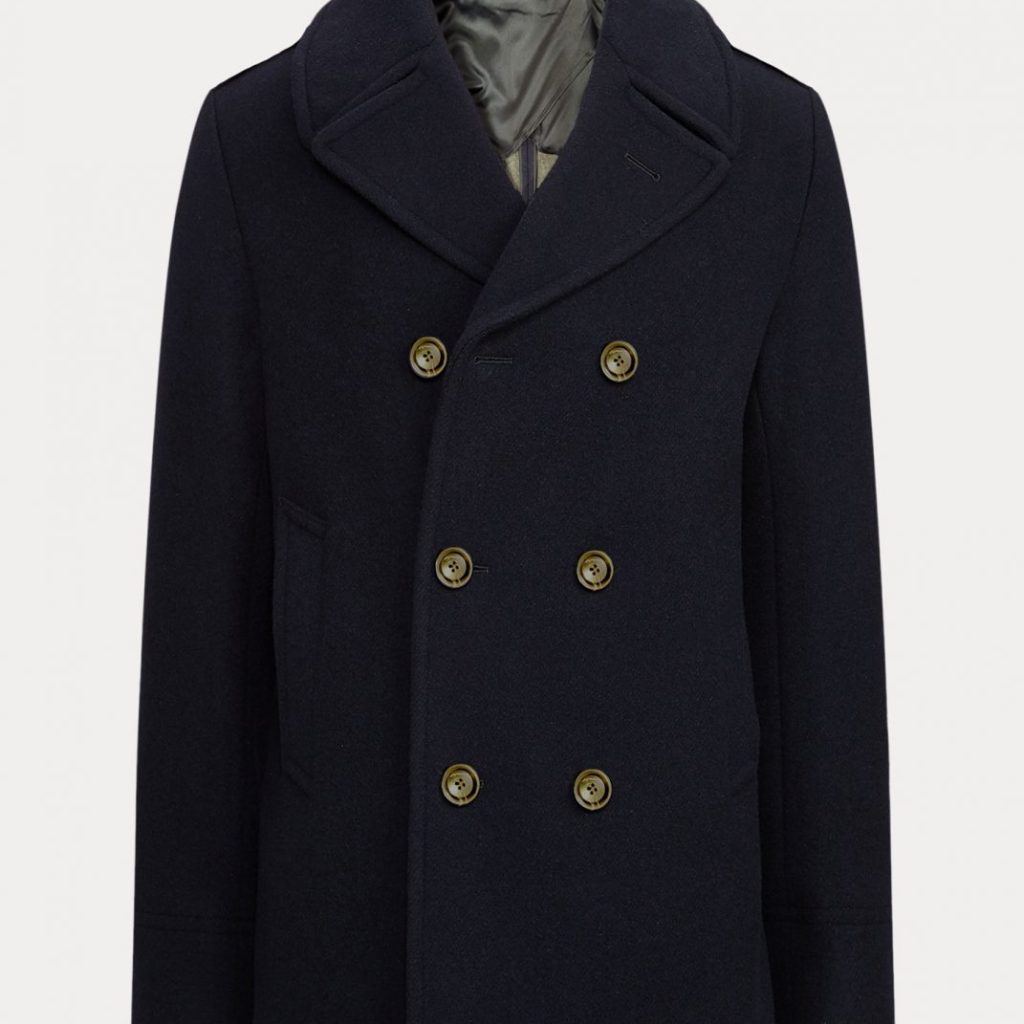 JACK VICTOR : Navy Peacoat | JAF-prêt-à-porter