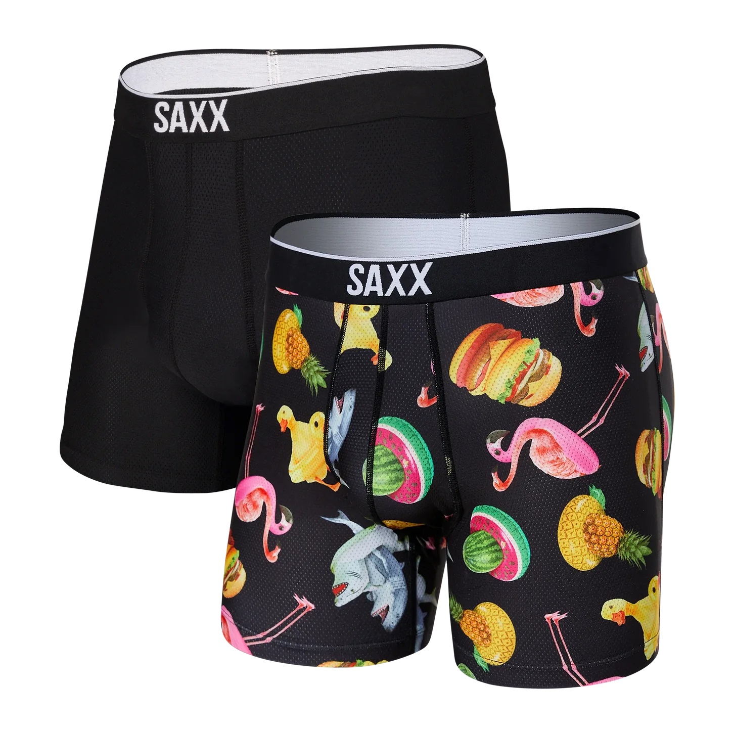 SAXX: Volt 2/Pack Mega Meta Floaties/Black