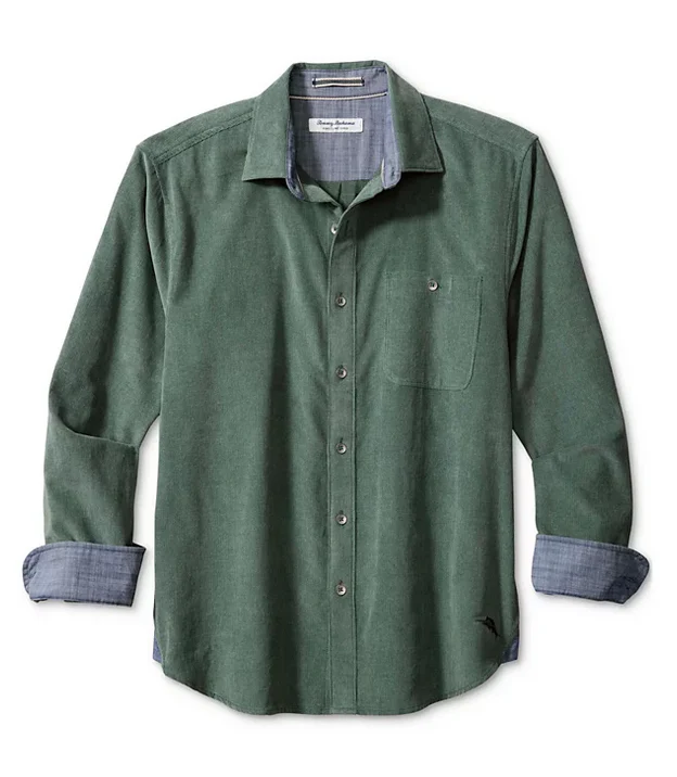 Tommy bahama corduroy shirt top