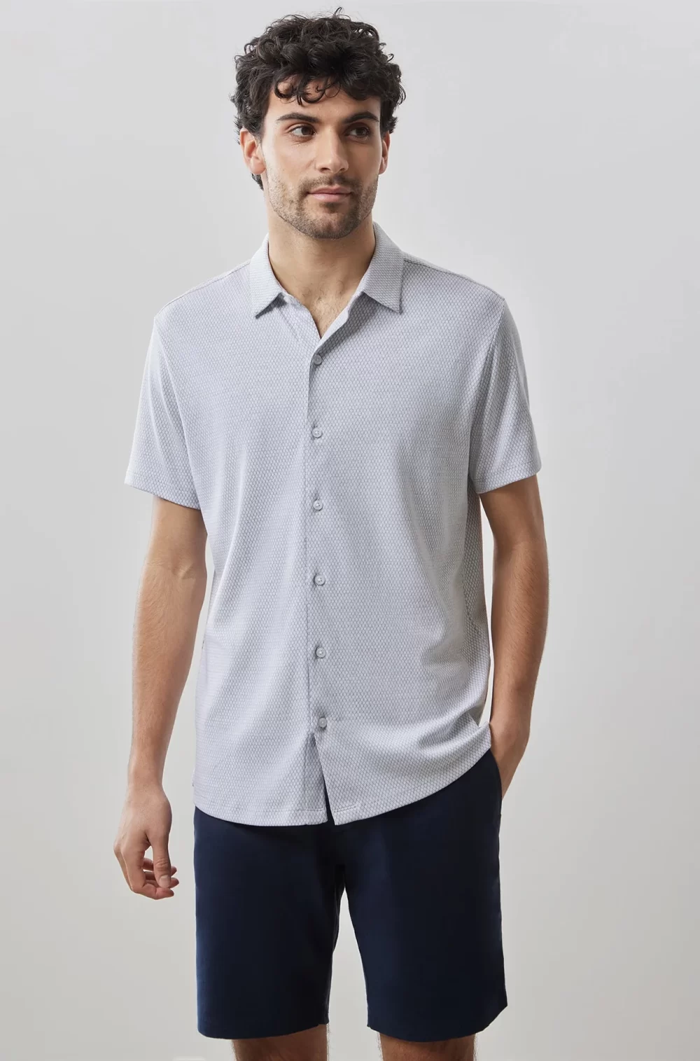 Robert Barakett: Campbell SS Knit Shirt