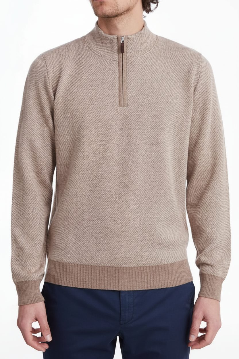 Emanuel Berg : Pull à Col Cheminée